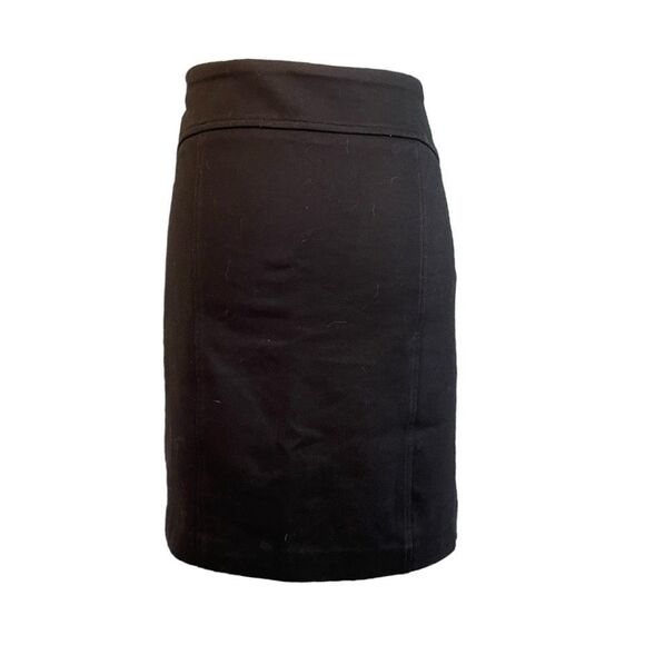 Michael Kors Pencil Mini Skirt Black Knit Stretch Knit Zipper Detail 10 - Picture 1 of 7